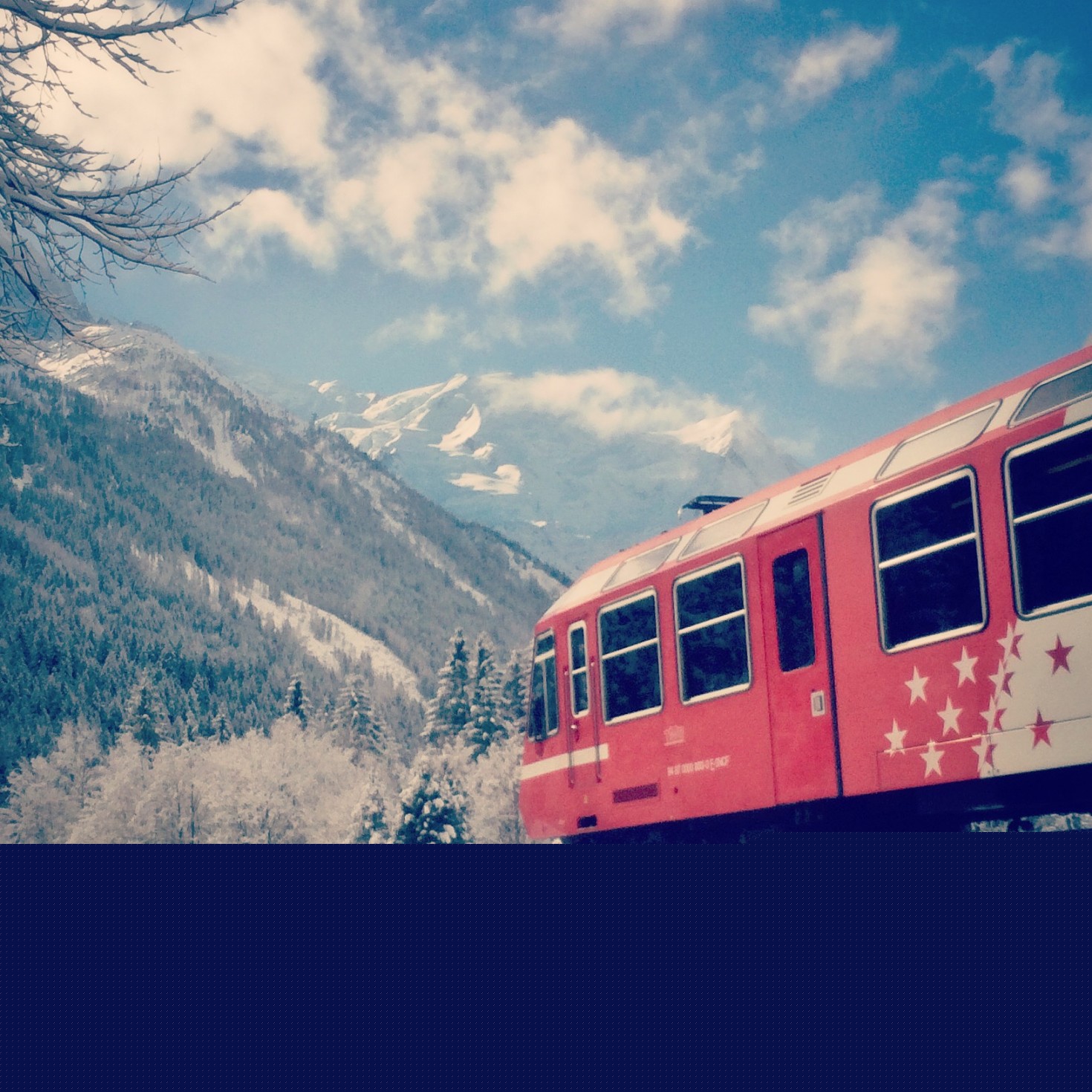 Chamonix train - Mont Blanc Express