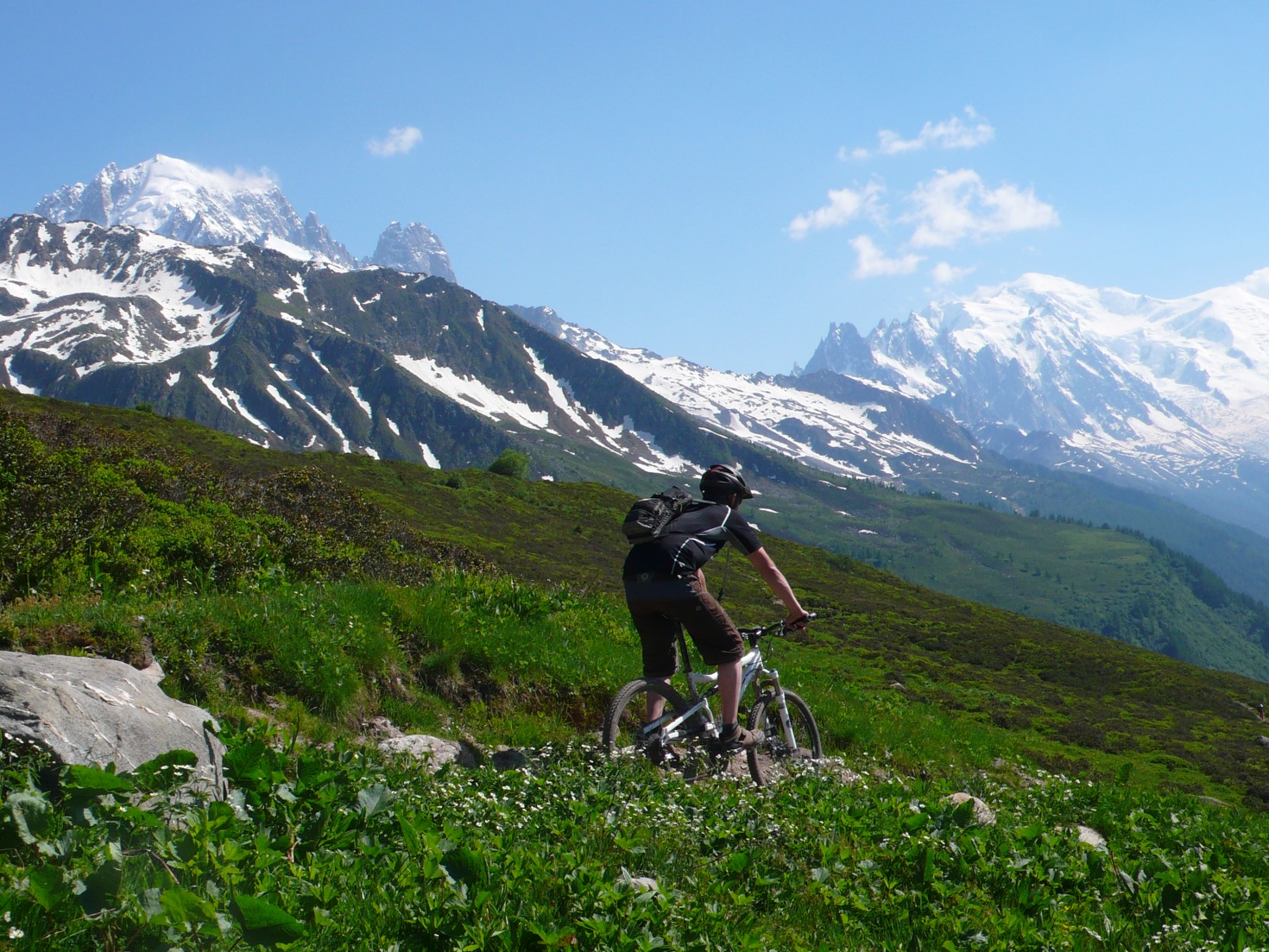 Bike trail at the top of Le Tour