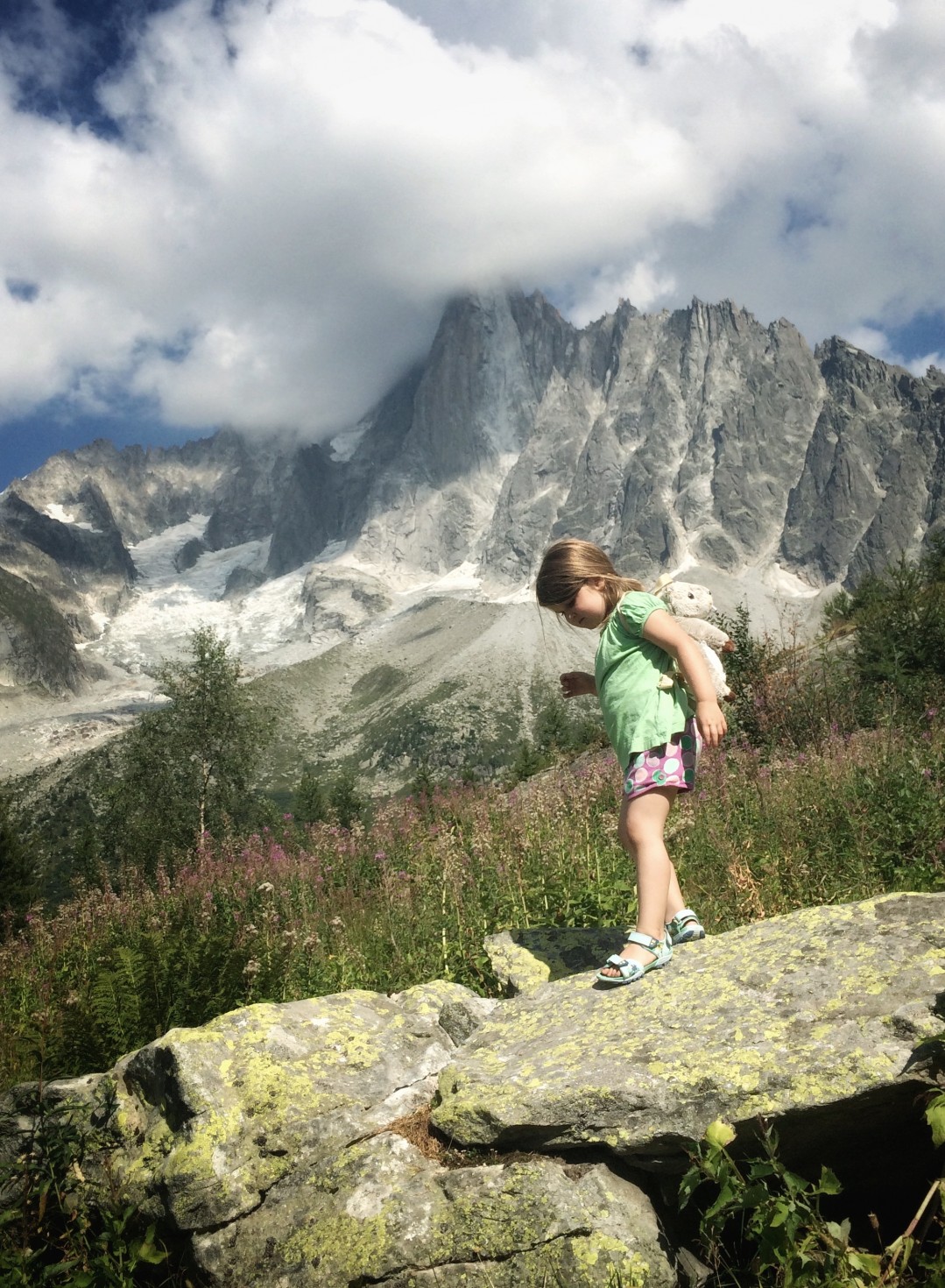 Walking at Montenvers