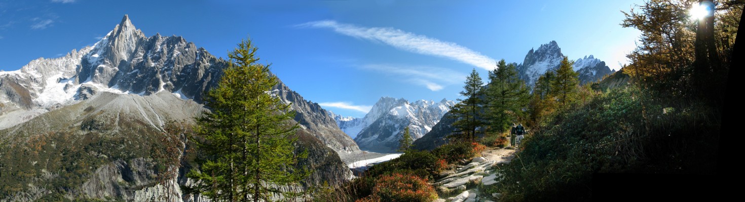 Montenvers Panorama in autumn