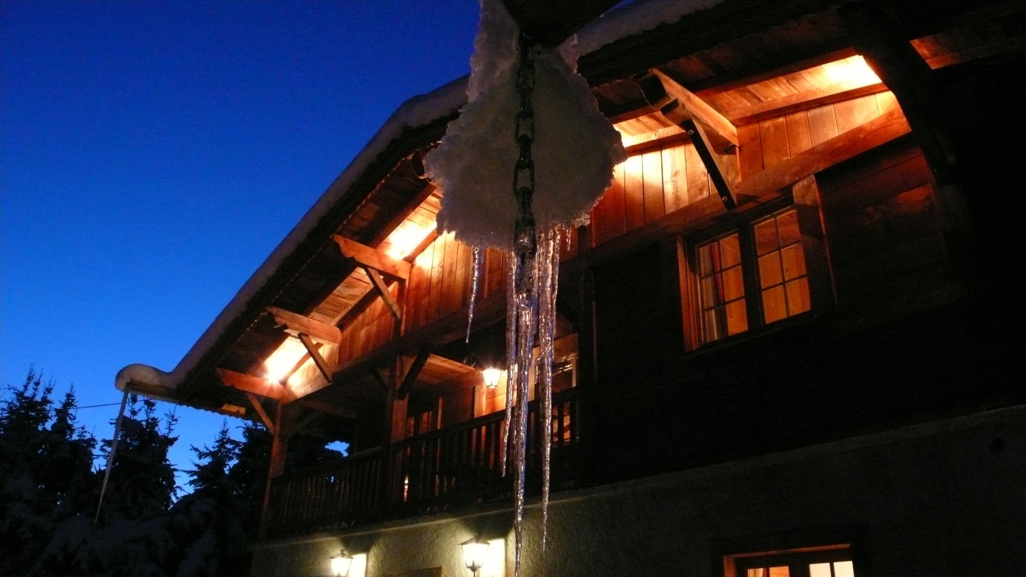 Chalet under the eaves