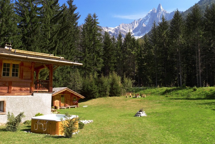 The view of the Dru from the garden