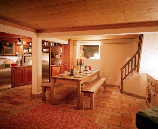 Kitchen with modern appliances and quality cookware