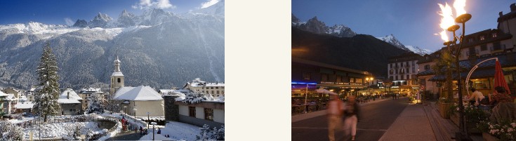 Winter in Chamonix town © Chamonix TO