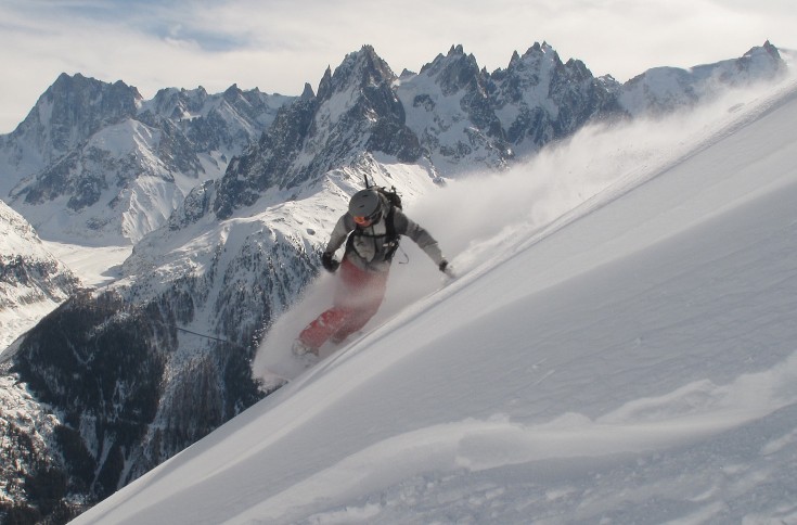 Chamonix Snowboarding - Flegere