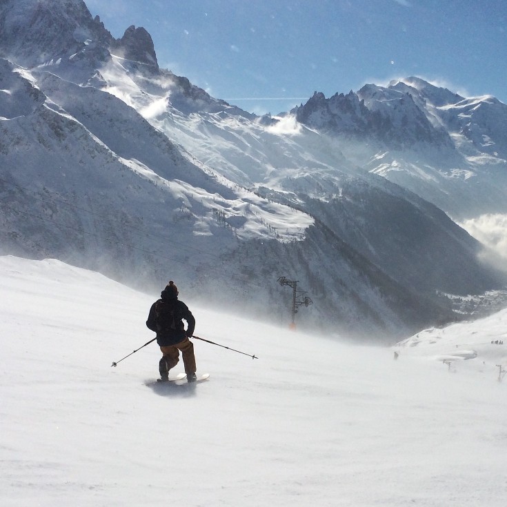 Telemarking at Le Tour