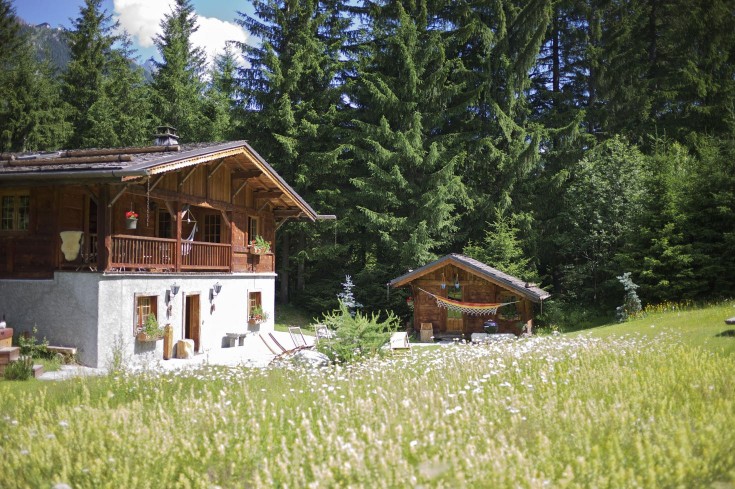 Chalet in summer