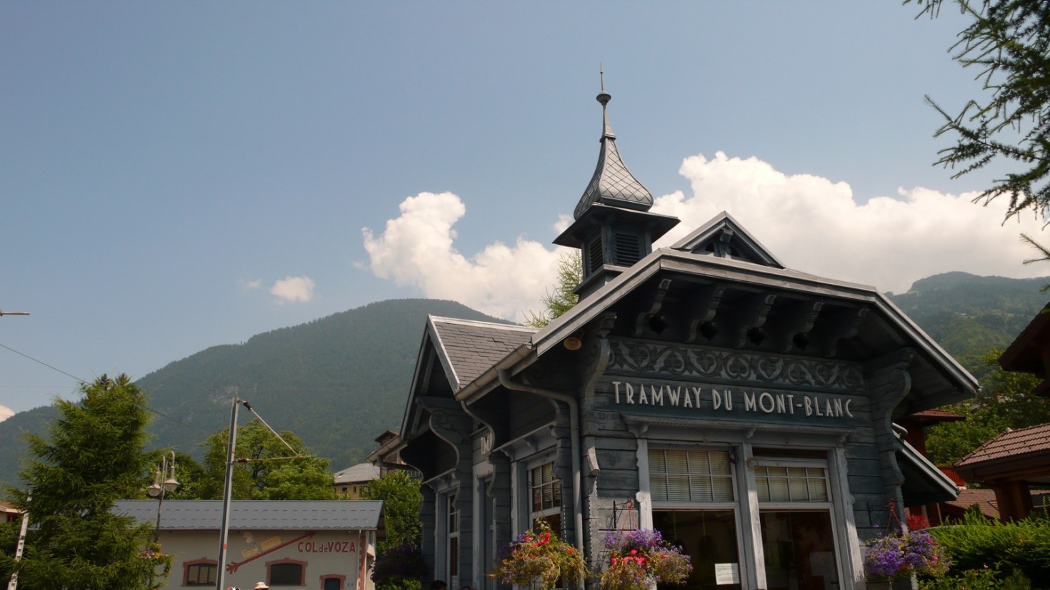 Tramway Du Mont Blanc station at St Gervais