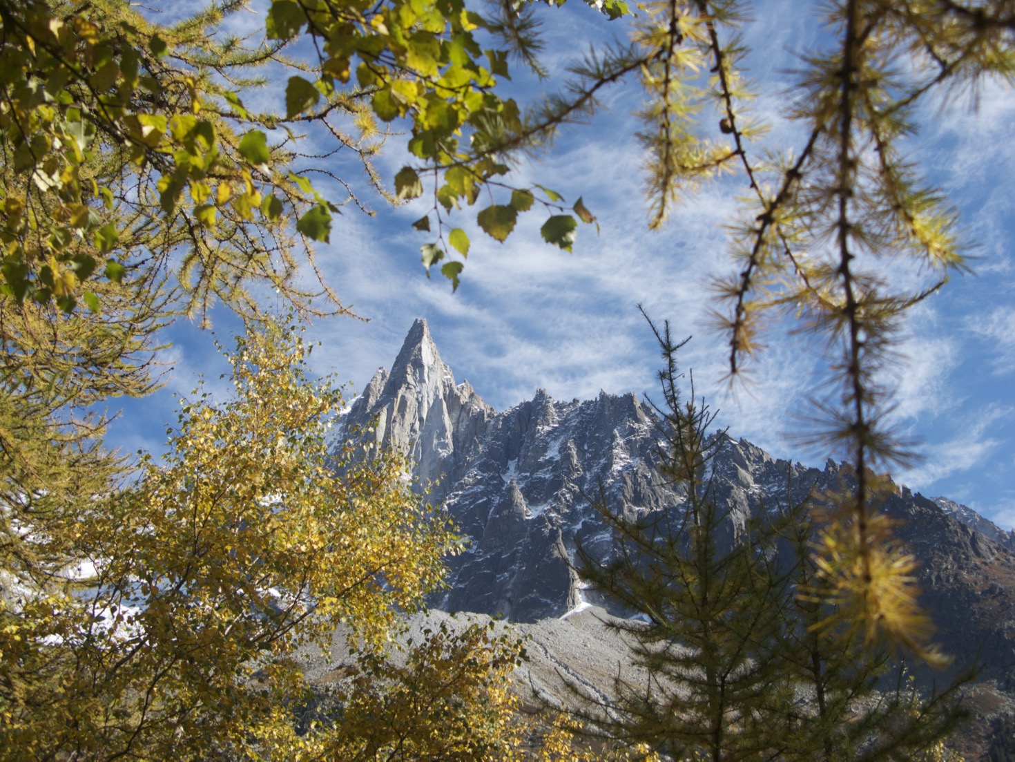 Montenvers autumn