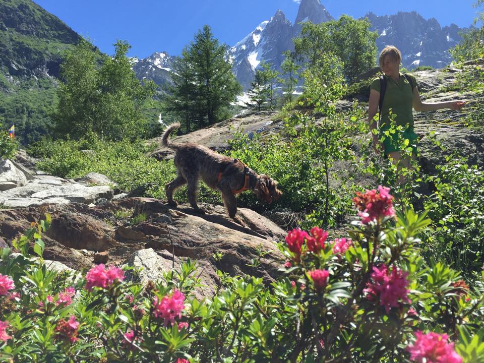 Daphne and I at Rochers des Mottets